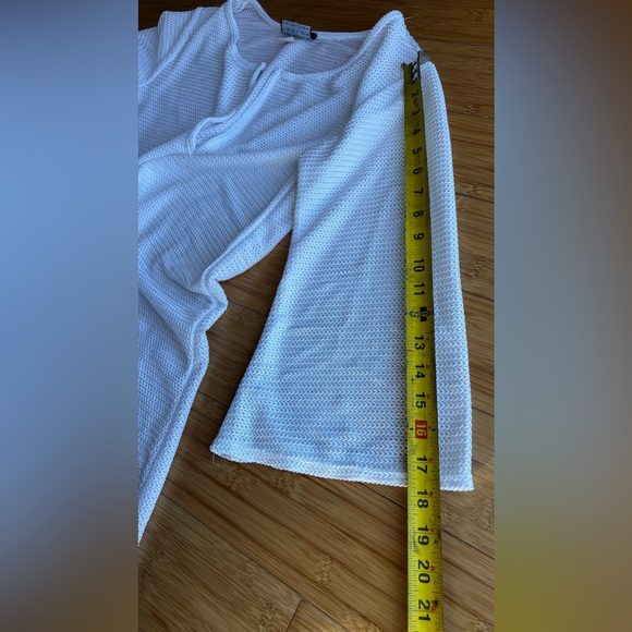 Jordan Taylor white mesh top swimsuit cover up tunic - Picture 8 of 9